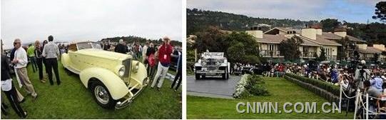 2011年加州圓石灘汽車巡展”(Concour de Elegance at Pebble Beach, CA)活動現(xiàn)場照片。