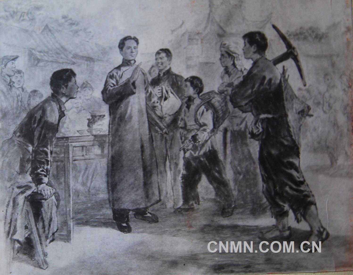 1922年4月，毛澤東親臨水口山工人，點燃了革命烽火